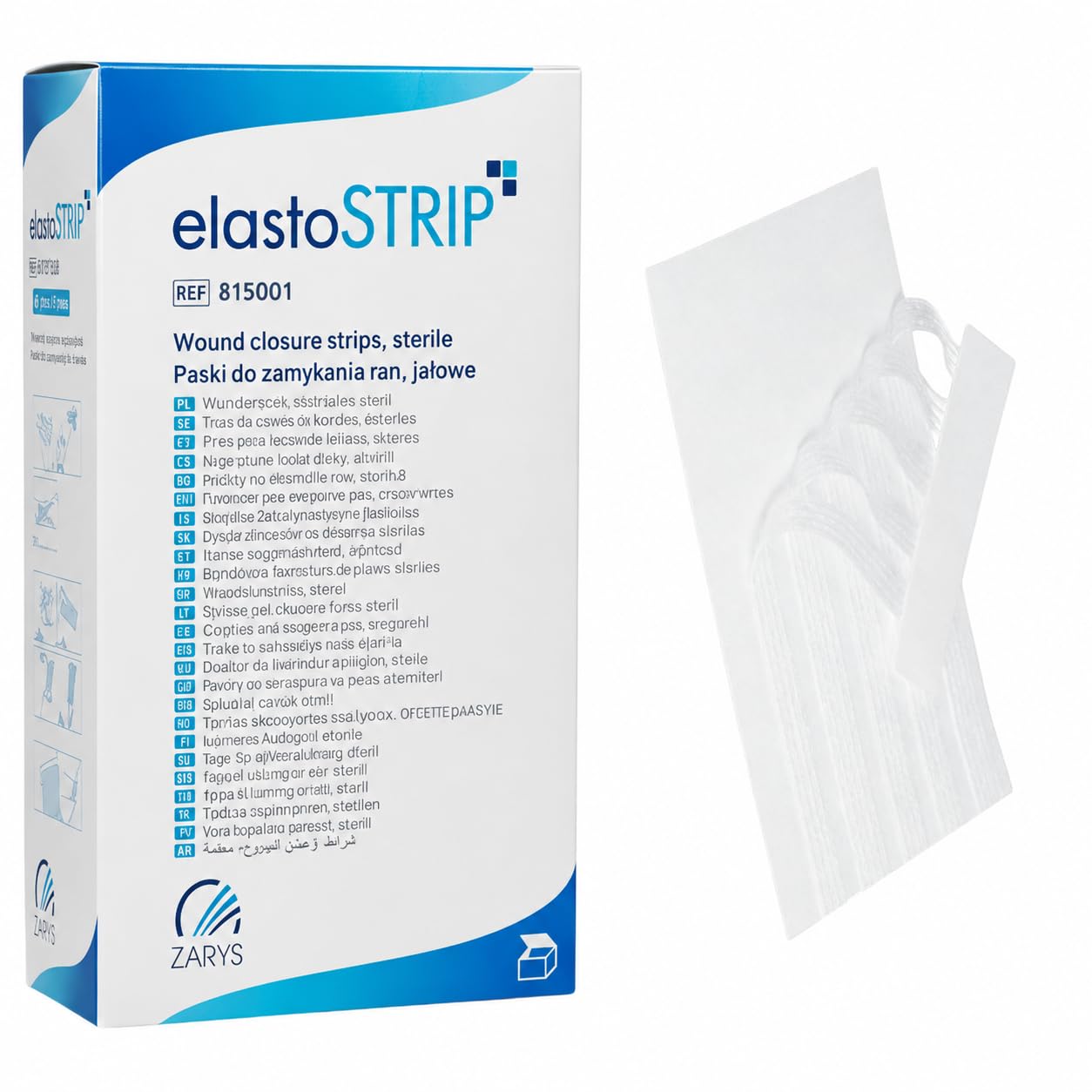 Eastostrip suture adesive cutanee (Busta da 6 strisce mm 6x38 (Box 300 strisce))
