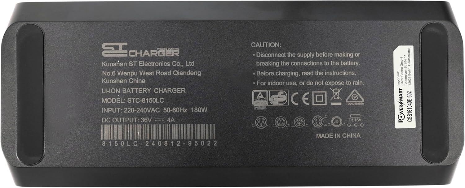 PowerSmart 4 A Chargeur avec 4 CTN pour Batterie Li-ION 36 V Shimano Eco/Uart / 30860-00, 30860-00, 31121-00