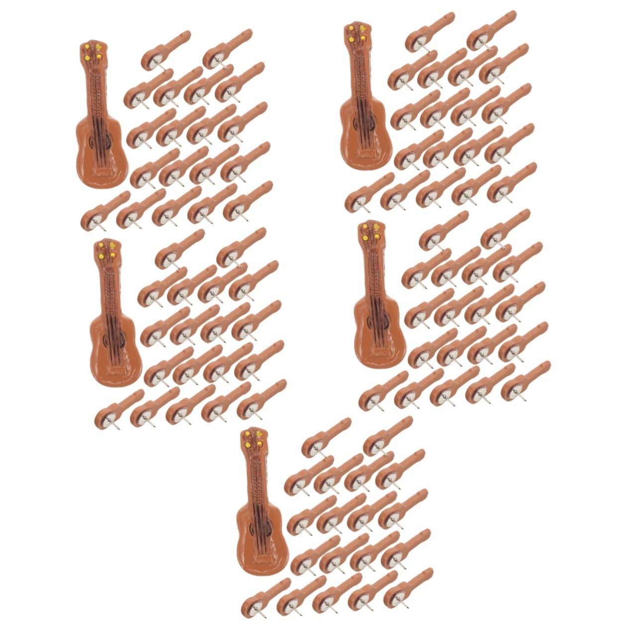 Uonlytech 5 Ensembles Épingle À Guitare Point De Tasse Bulletin Board Push Pins Punaises Géantes Adveaux Mignons pour La Planche en Liège Punaises Mignonnes Métal 20 Pièces * 5