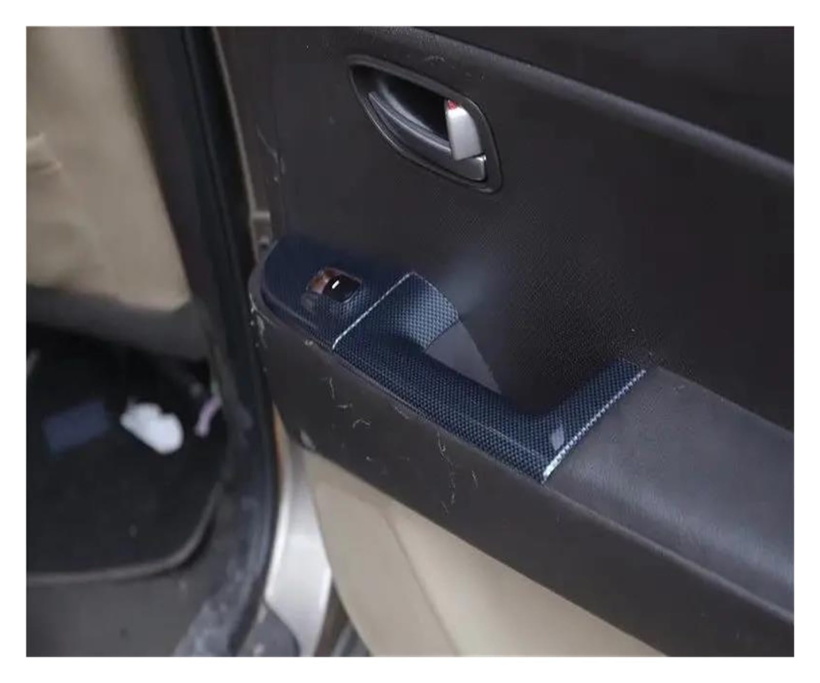 Maniglie interne per portiere Per Elantra/Celesta 2008-2016 Car Styling ABS Auto Porta Bracciolo Interno Pannello Di Copertura Trim Adesivo