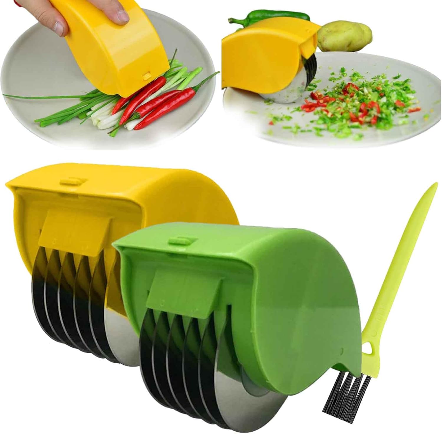 YUMMYTUL Parsley Chopper, Parsley Chopper Roller, Parsley