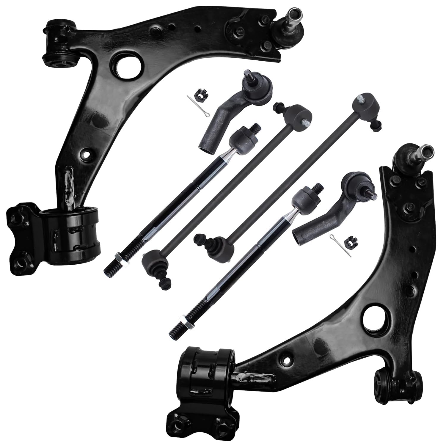 Detroit Axle - 8pc Front End Suspension Kit for 2007 2008 2009 Mazda 3