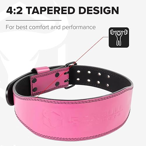 Miniatura 9 de Cinturón de levantamiento de pesas de cuero de 0.276 in (aprobado por IPF, USAPL, USPA, IPL USAW e IWF)  Cinturón de levantamiento de pesas cónico