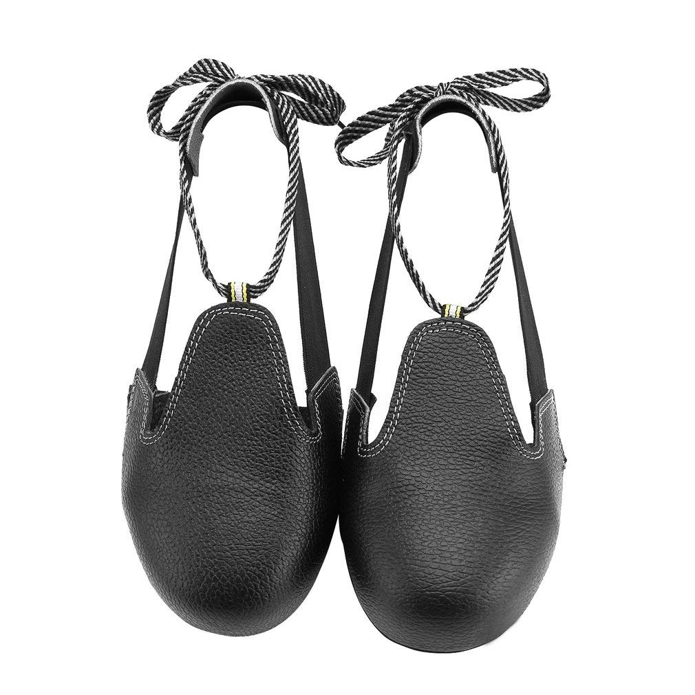 Rmeet Surchaussures de sécurité, avec Embout en Acier, pour Le Sport, Le Trekking, Anti-Perforation et imperméables, Noires, Noir, Taille Unique