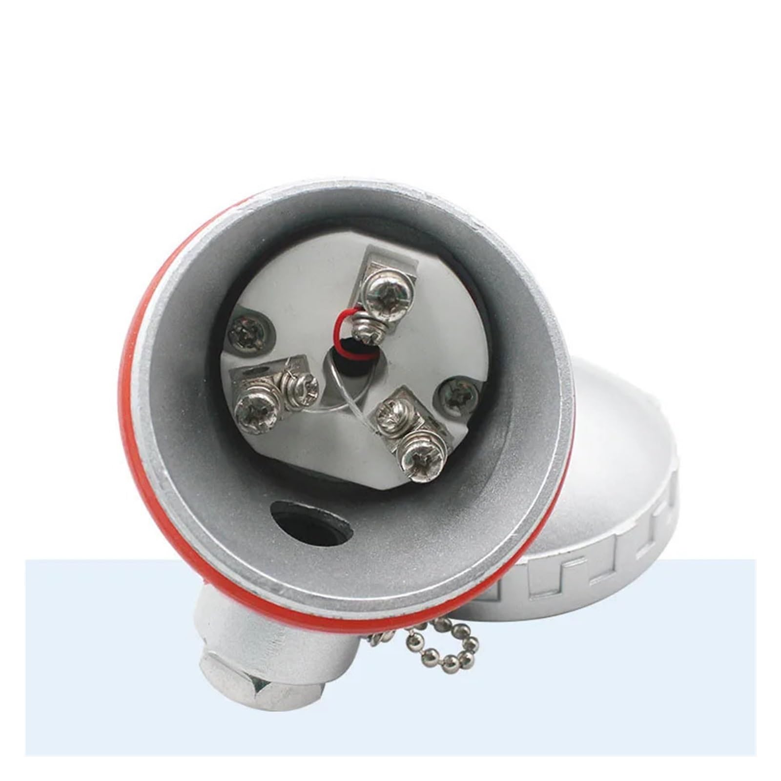 temperaturfühler Wärmewiderstand pt100 Temperatursensor Temperatursensor integrierter Temperatursender 4-20mA-Modul(Probe 50mm)