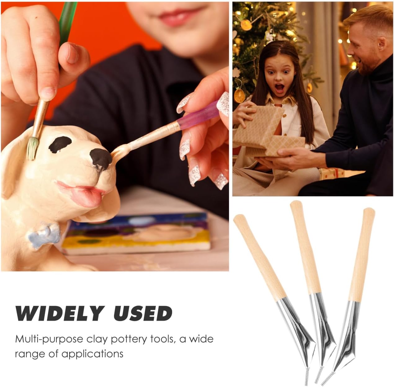 IMIKEYA 3pcs Batik Pen Multi-Purpose Wax and Clay Tools for Sculpture Pottery and Art Projects Batik Printing Cloth and Clay Materials