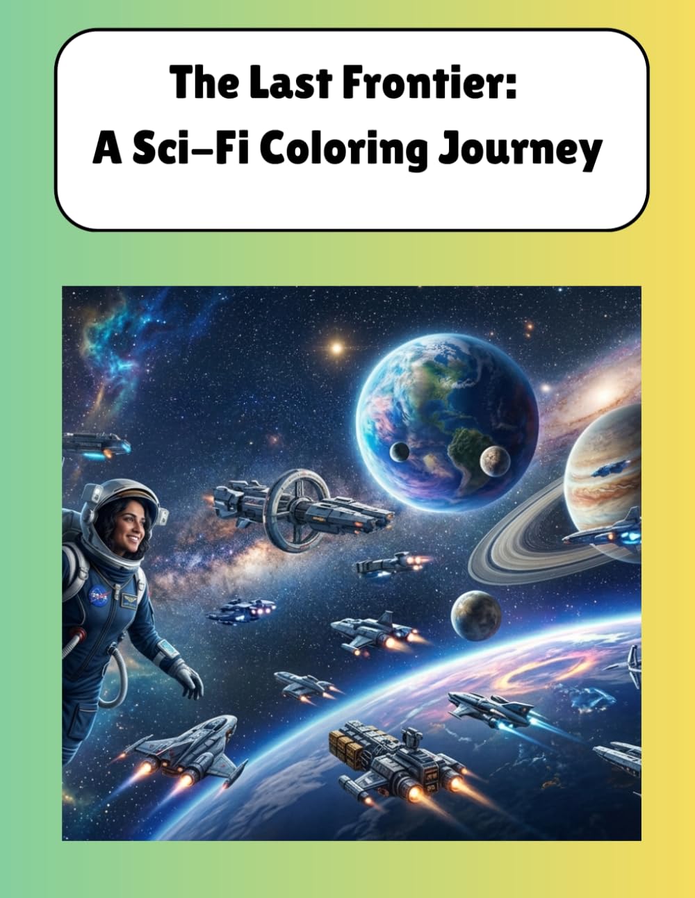 The Last Frontier: A Sci-Fi Coloring Odyssey