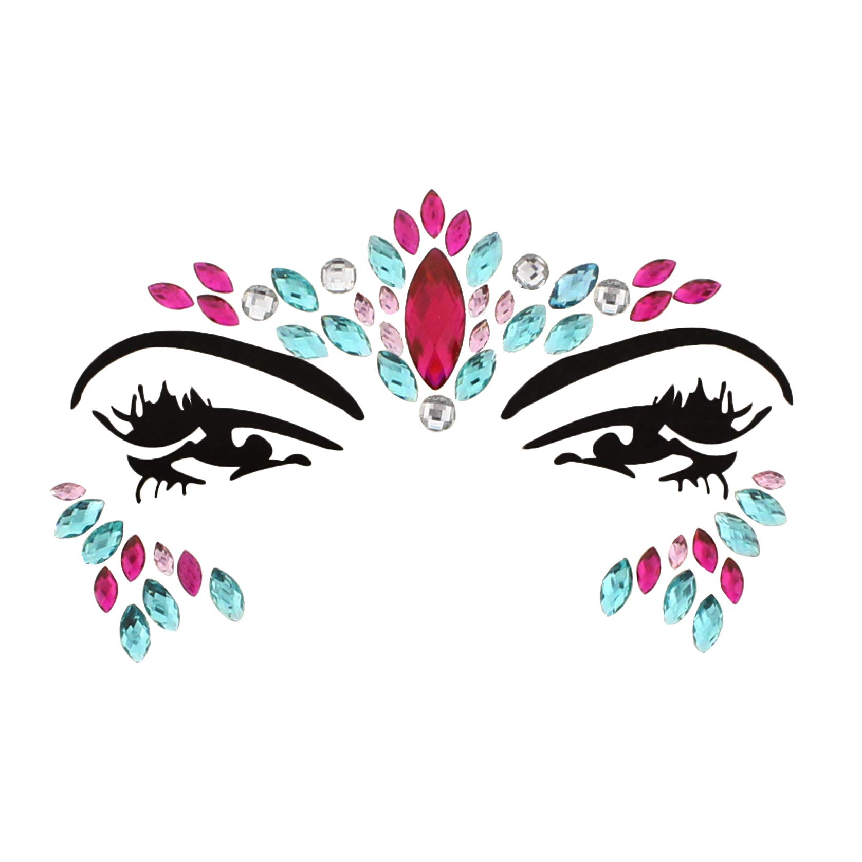 Zac's Alter Ego Crystal Stone Face Gems/Jewels - Summer Festival Body Art Unicorn Mermaid Bindi Rave Bohemian Party
