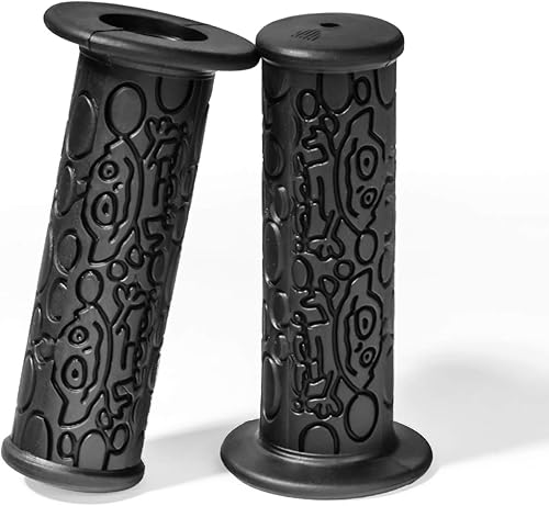 PRUNUS Agarres de bicicleta para manillar de bicicleta para niños y niñas, 3.8 pulgadas, de goma antideslizante, agarre de bicicleta de montaña para