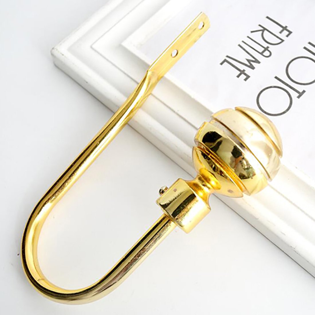 BeFur Vorhang Raffhalter 2er-Set | Vintage Wandhaken Bronze | Für Gardinen & Wohnkultur