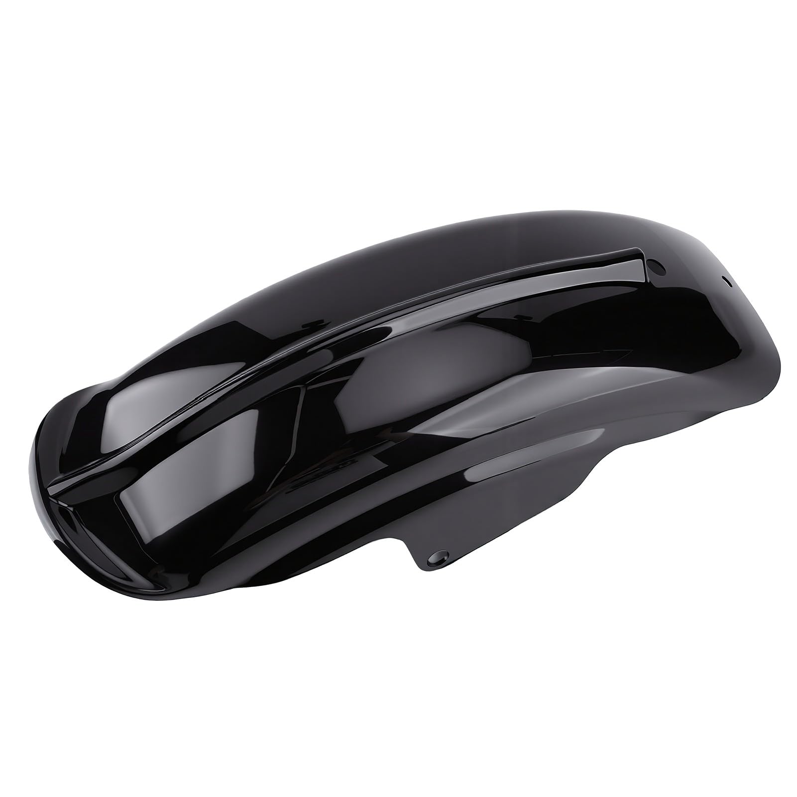 Tbest Wysokiej Wytrzymałości ABS Tylny Błotnik Błyszczący Czarny Wstępnie Nawiercony Krótki Błotnik do Motocykla Bobber Chopper Cafe Racer
