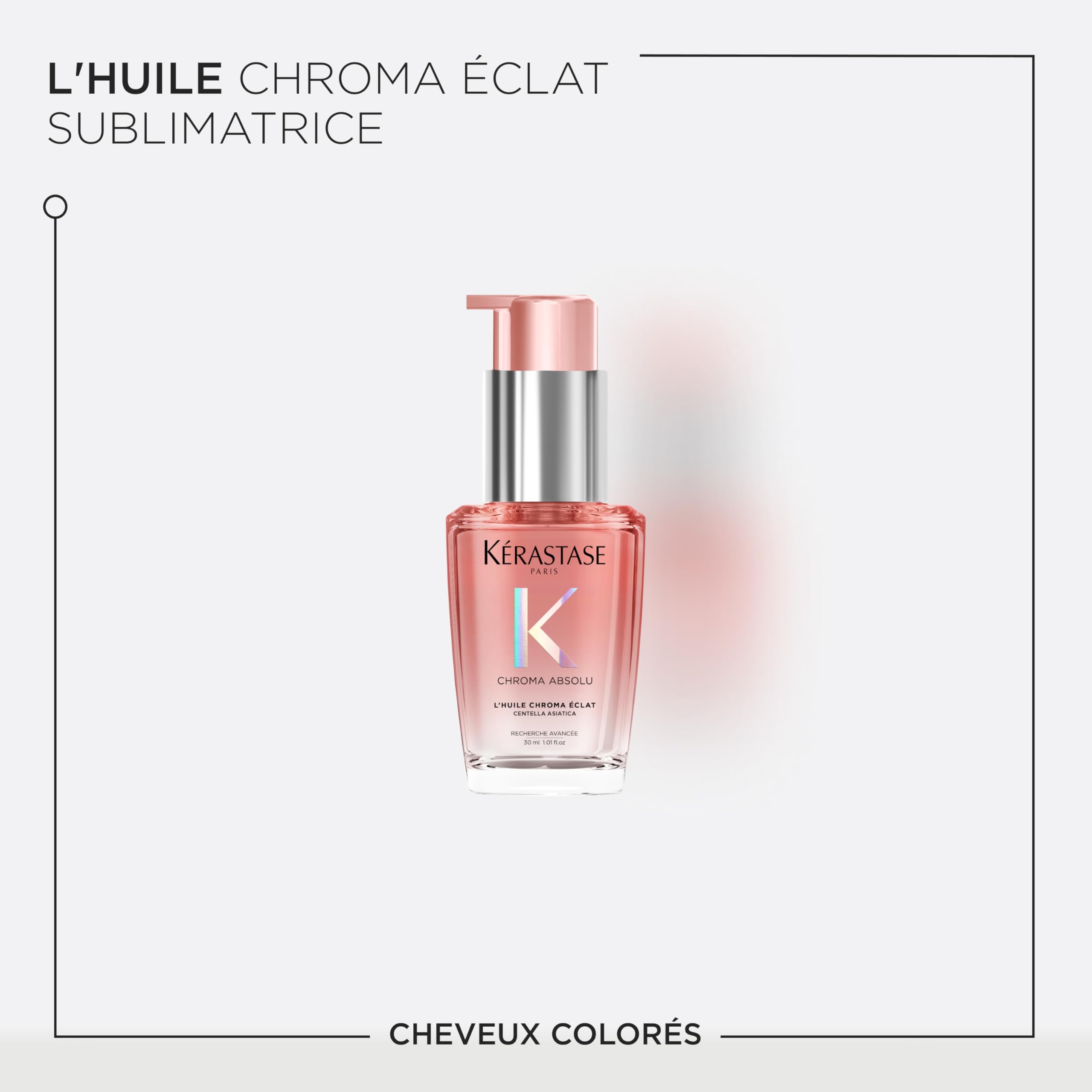 Kérastase Chroma Absolu l'Huile Cicagloss, regenerujący olejek pielęgnacyjny do włosów farbowanych, wzmacniająca kolor i połysk, 30 ml