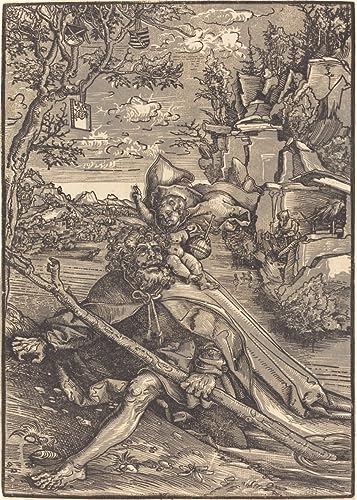 Toile murale abstraite Eve Lucas Cranach affiche impression 60x90