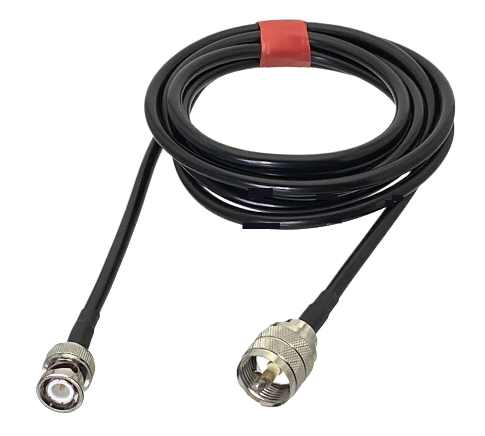 Cavo dritto da spina BNC a treccia RG58 a connettore PL259 for antenna ricetrasmittente da 6 pollici a 20 m(3FT (1M))