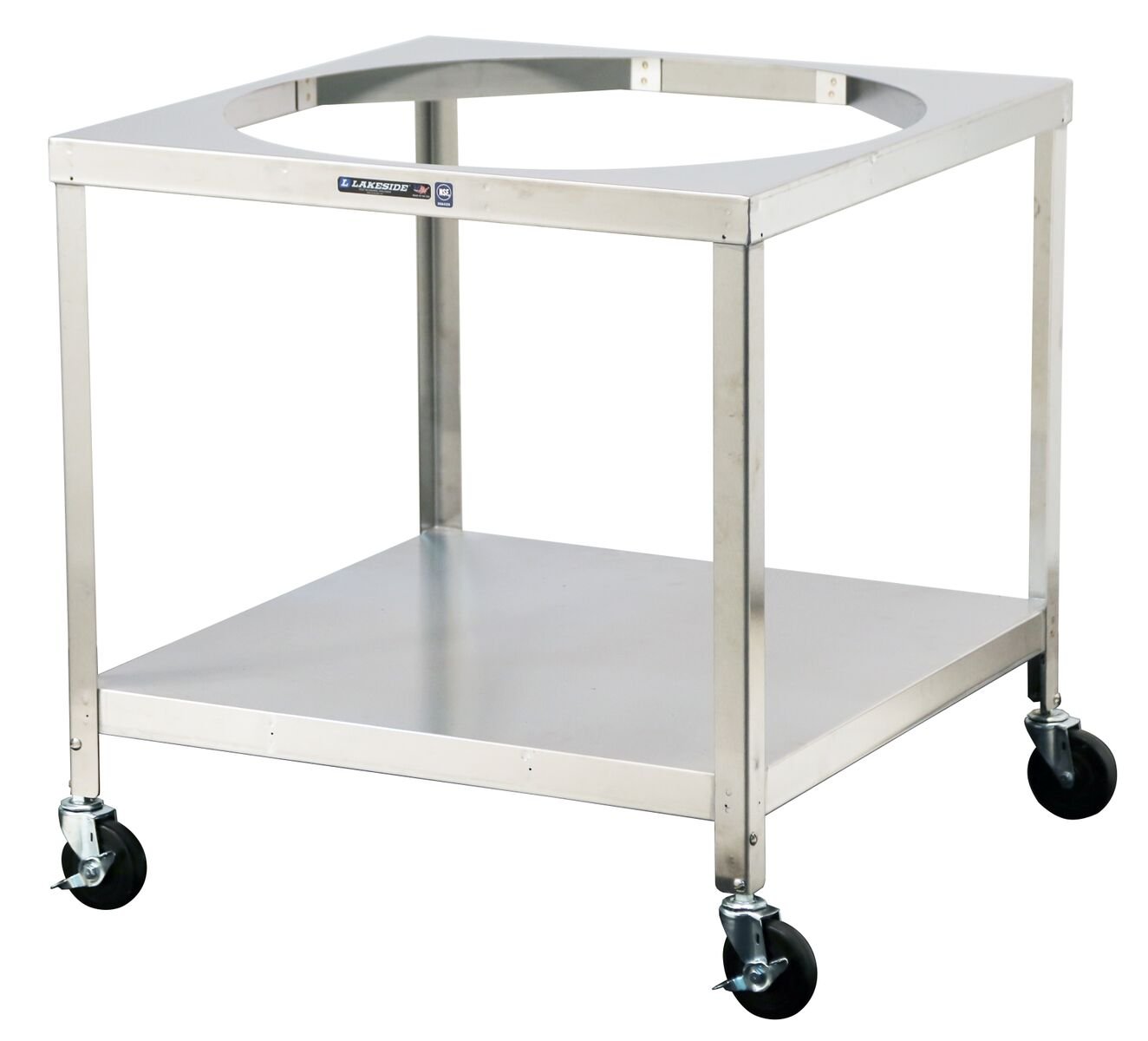 80-Quart Bowl Stand (35x25inches) by Lakeside – 80 quart, Stainless Steel