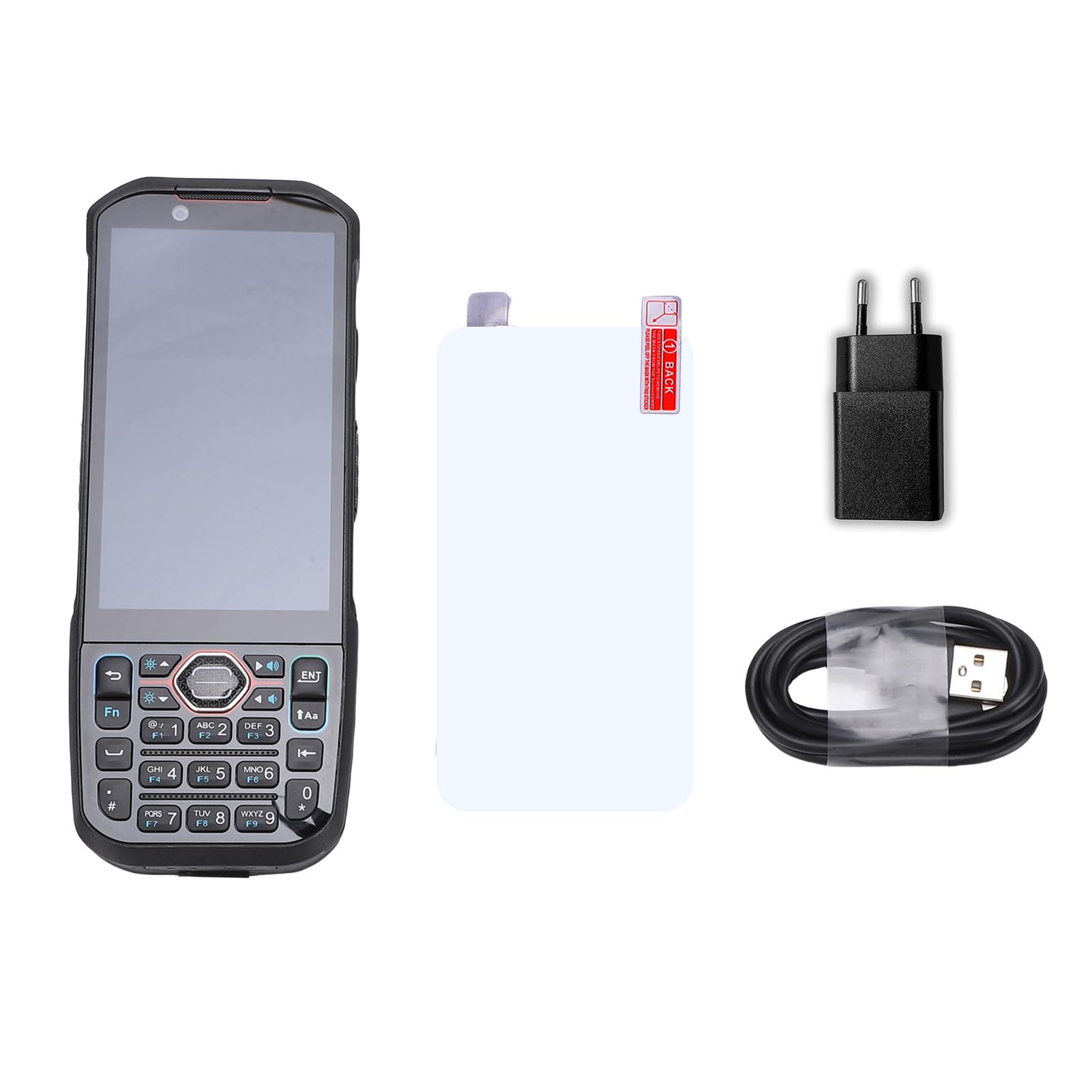 Terminal PDA Portátil con Opciones de Conectividad Avanzadas para Transmisión Inalámbrica Estable y Logística de Inventario Minorista (Enchufe Europeo de 100-240 V.)