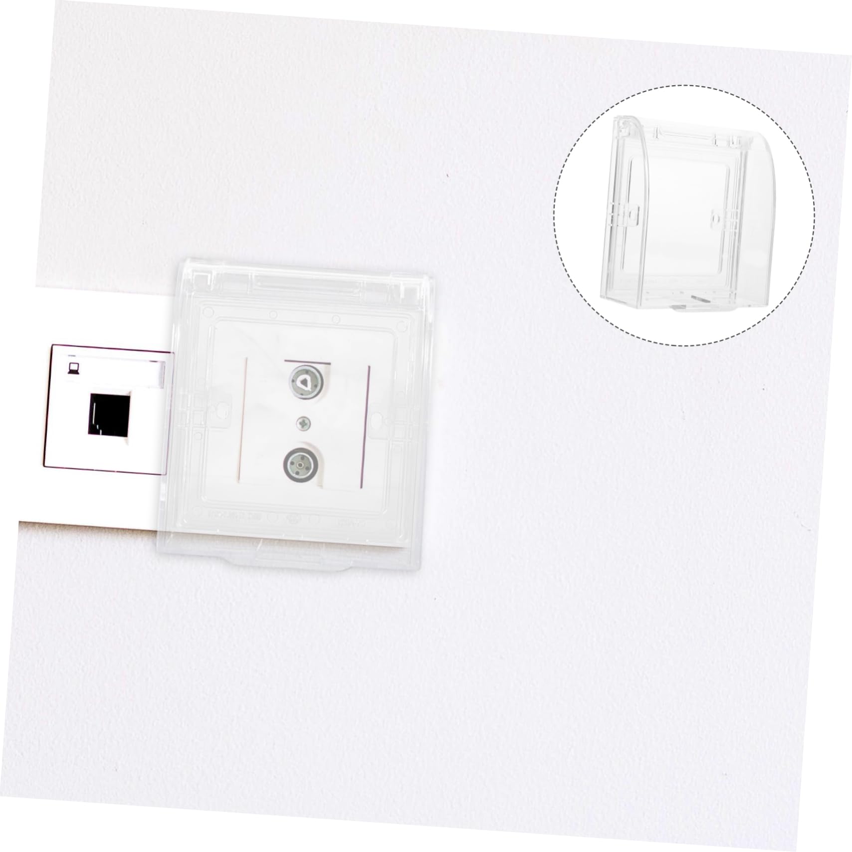 OSALADI Pack of 2 Child Safe Light Switch Covers, Child Safe, for Wall Switch Light, Protective Box, Picture 2, 11.00X9.50X2.30CM - Image 3