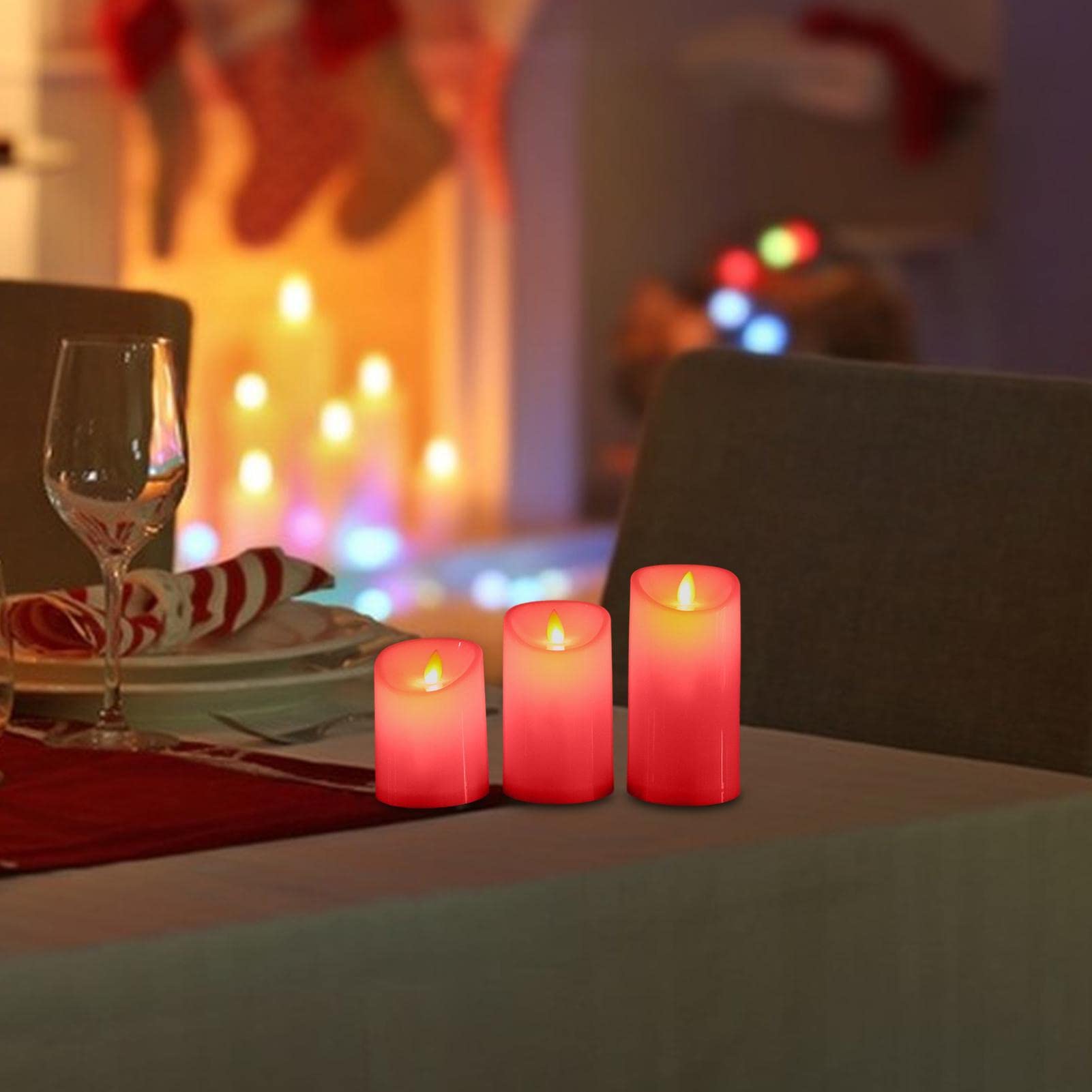 Amazon.co.jp : フレームレス キャンドル ライト | LED キャンドル