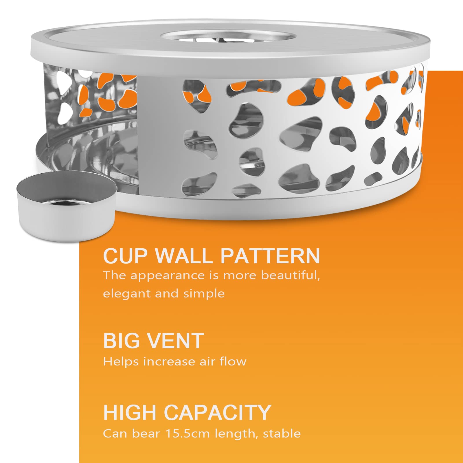 Chauffe-Théière, Chauffe-théière En Acier Inoxydable Pour Café Et Thé