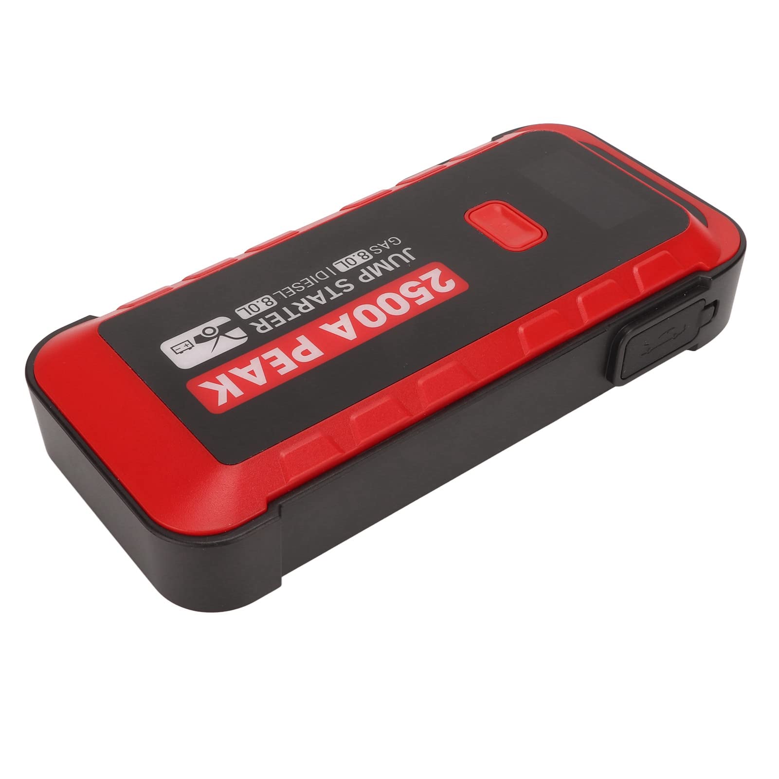 Avviatore Portatile per Auto 2500A con Batteria da 25800 mAh, Luce LED Integrata per Emergenze, Ricarica Dispositivi per SUV, Moto, Camion, Viaggi su Strada, Situazioni di Emergenza, Uso All'aperto