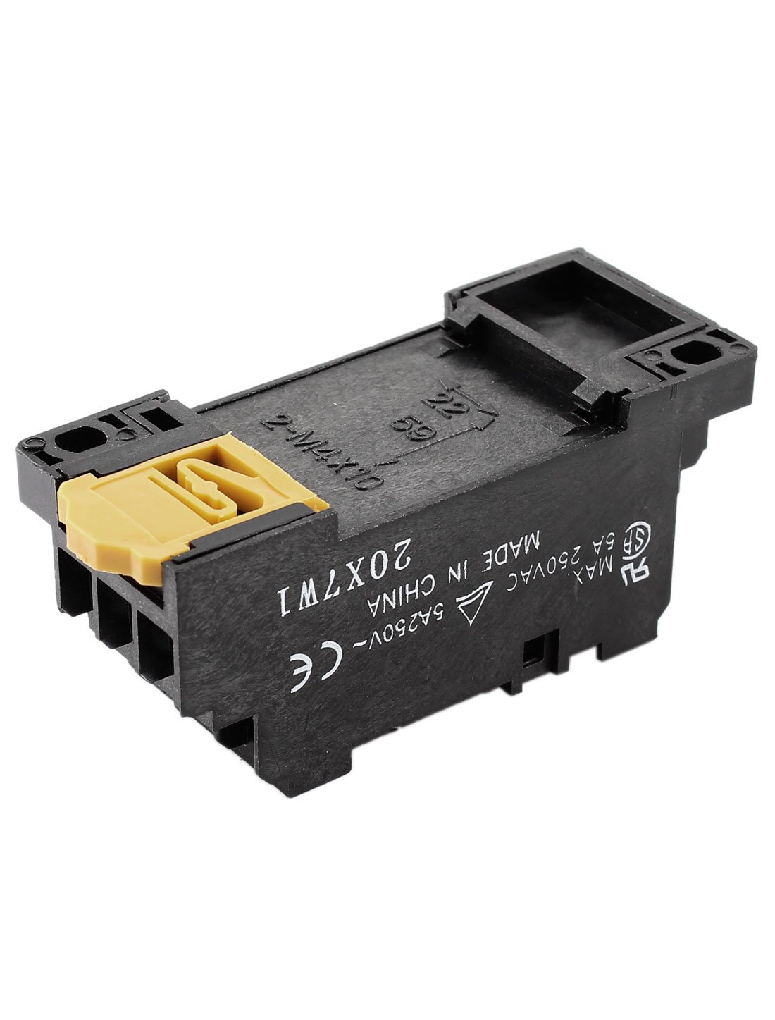 Aexit PYF14A-E 14 Control electrical Pole 14P 14 Screw Terminal 35mm DIN Rail Mount Relay Socket Base for HH54P MY4NJ