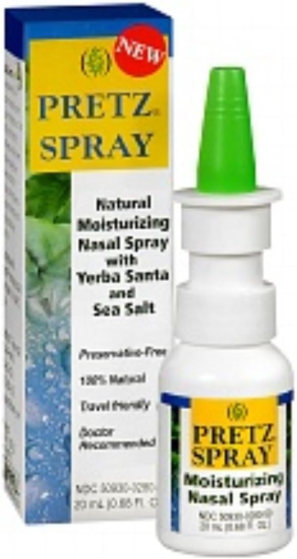 Pretz Natural Moisturizing Nasal Spray 20 ml (Pack of 4)