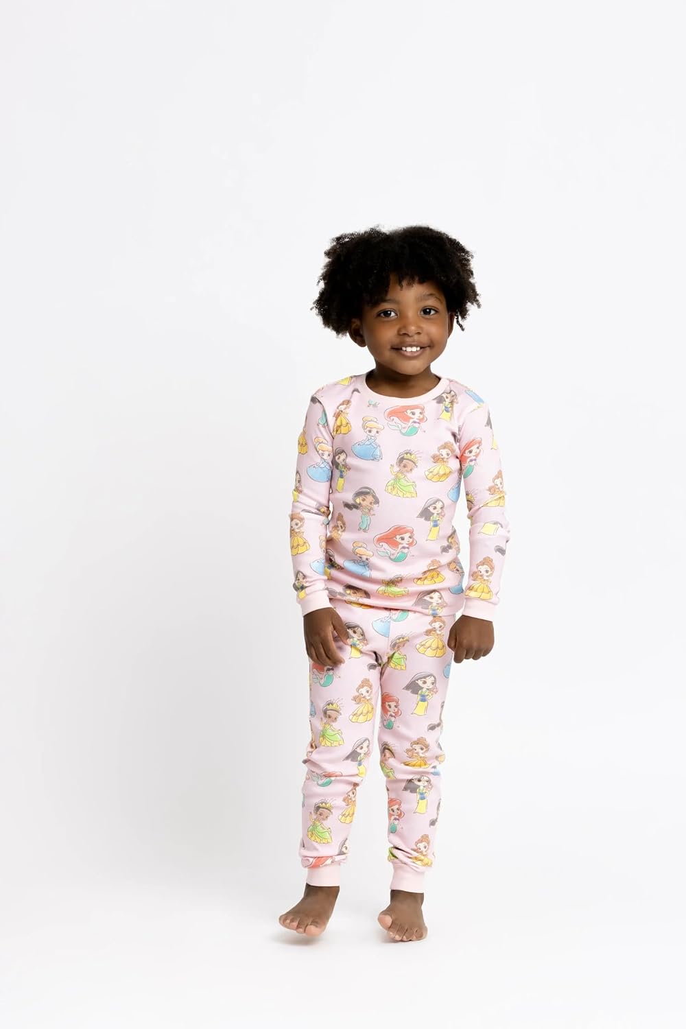 monica + andy Toddler & Kids Two Piece Pajama Set, 100% Organic Cotton Clothes for Boys & Girls, Children PJs