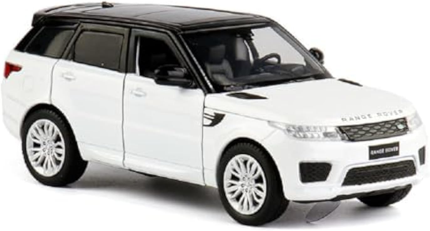 YBSM 1:32 For L-and-Rover For Range-Rover Alloy Car Model Diecasts & Toy Vehicles Metal Toy Kids Toys Gift (Color : White)