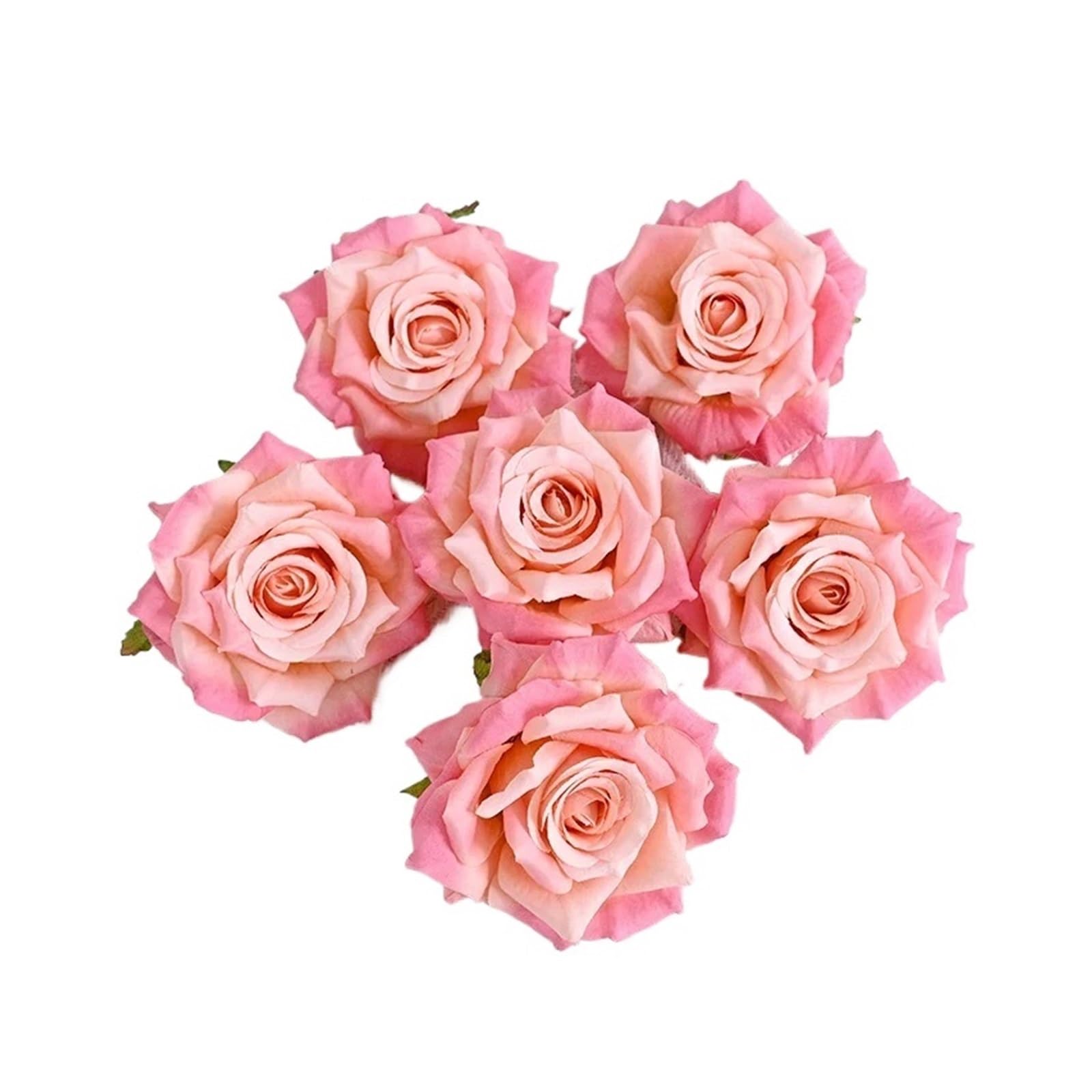 Casetlong 20Pcs Artificial Flower Wedding Arch Floral Arrangement Fake Wall Party Backdrop Decor Wreath(Champagne Pink)