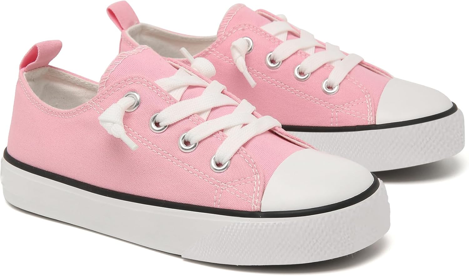 Toddler Little Kid Cushioned Canvas Shoes Slip On Sneakers Soft and Durable - Image 6