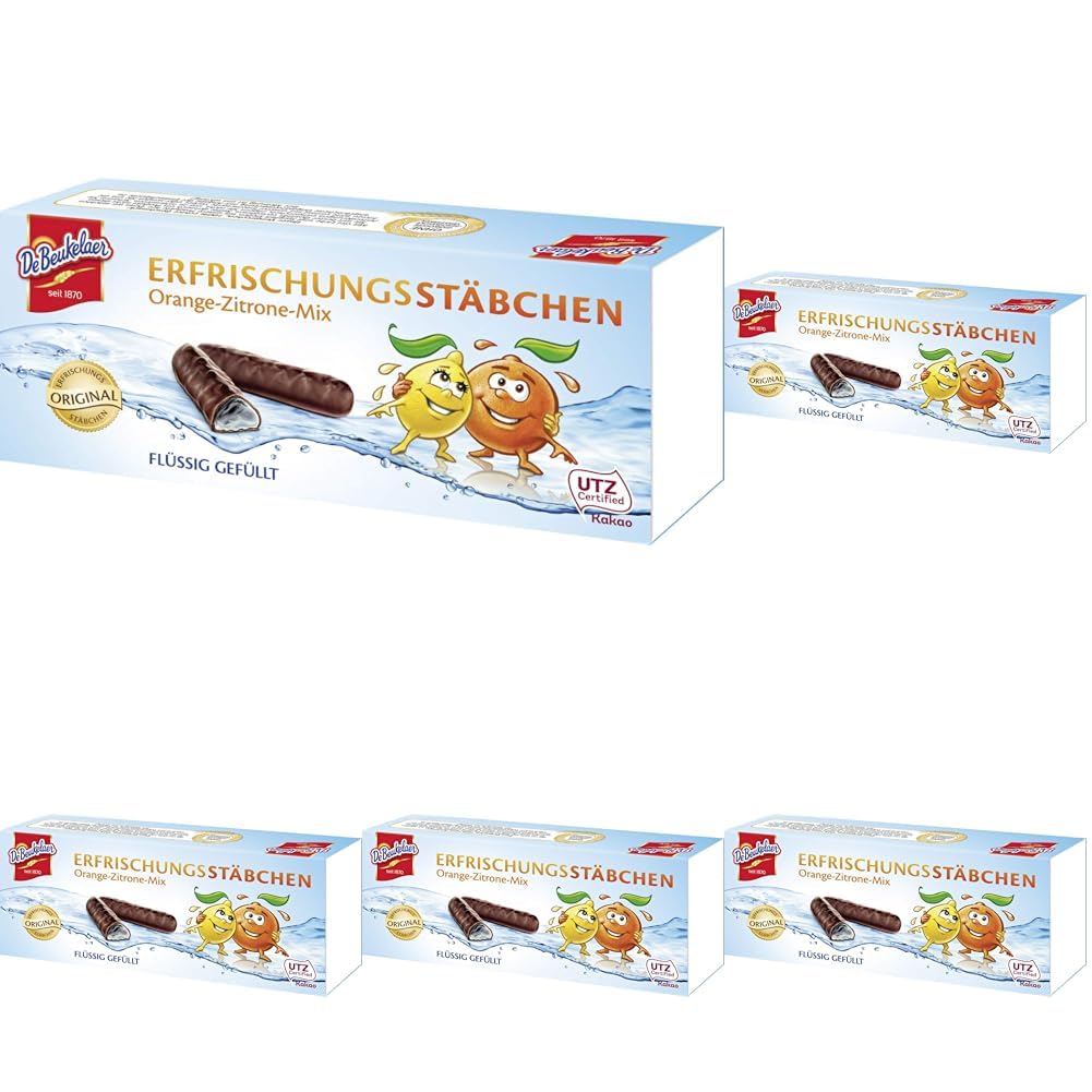 DeBeukelaer Erfrischungsstäbchen, 75 g (Packung mit 5)