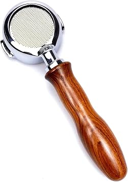 Compatible For FAEMA,Compatible For CASADIO, Coffee Machine, Handle Of Brewing Head, Single And Double BottomlessBrown