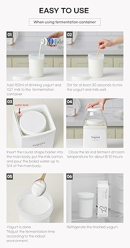 Miniatura 5 de ROICHEN MINEW YOGURT MAKER, YOGURT CASERO, HECHO EN COREA, NO ELÉCTRICO, FÁCIL HACER YOGURT