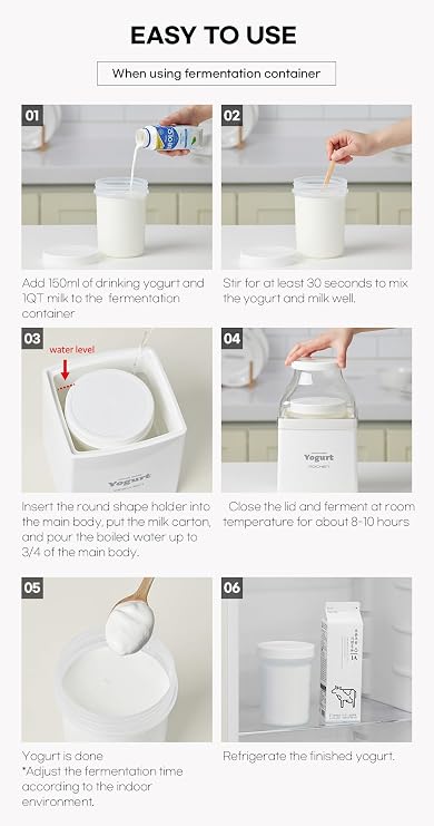 Roichen Minew Yogurt Maker, Home Made Yogurt, Made In Korea, Non Electric, Easy Yogurt Making