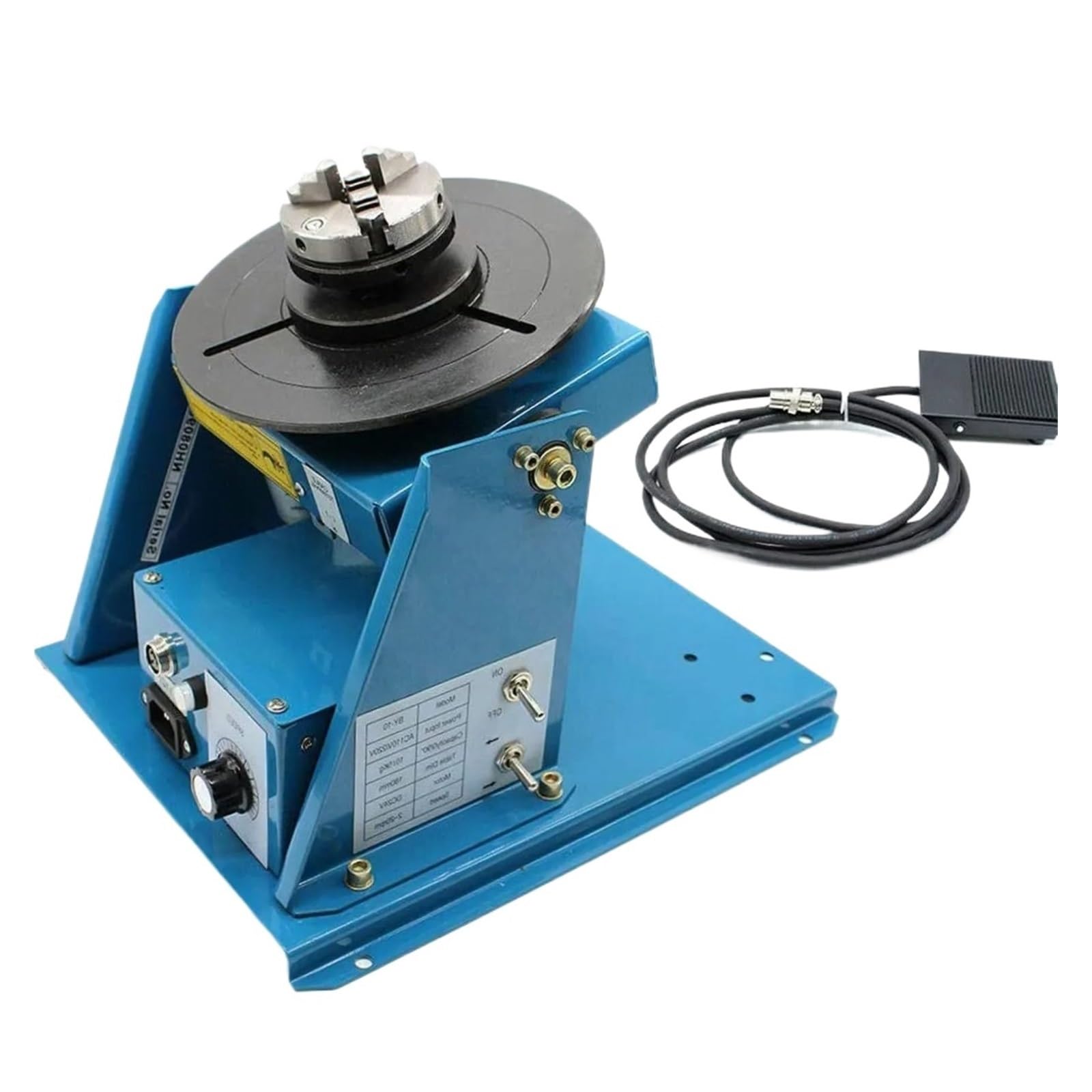for Cutting, Grinding, Assembly 10KG Rotary Welding Positioner Turntable Table High Positioning Accuracy Smooth Rotation
