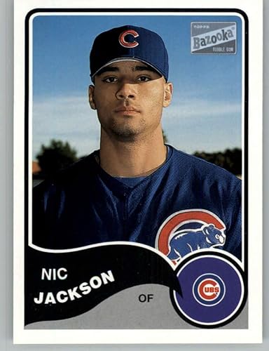 Miniatura 1 de 2003 Bazooka #171 Nic Jackson NM-MT Chicago Cubs Baseball MLB