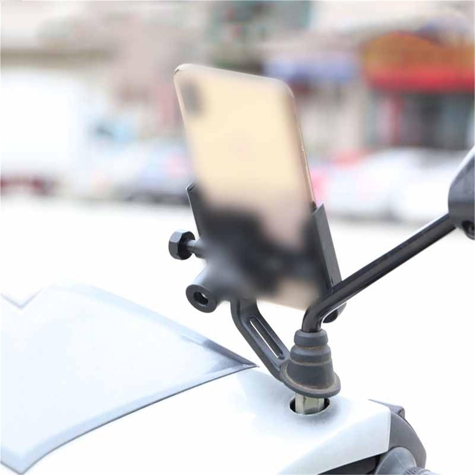 Support De Téléphone Portable/GPS en Aluminium Usiné CNC pour Guidon Moto pour Z250, Z300, Z400, Z500, Z650, Z750, Z800, Z900/RS, Z1000, ER-6N Et Z H2