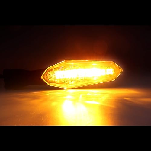 Miniatura 3 de Luces indicadoras de señal de giro LED universales para Kawasaki ZX-6R Z800 Z1000 R Edition/Versys 1000 LT
