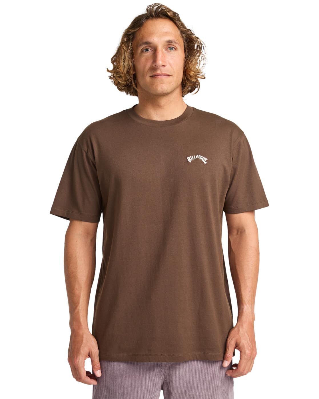 BILLABONG Arch Crew - Short Sleeve T-Shirt - Men - Brown