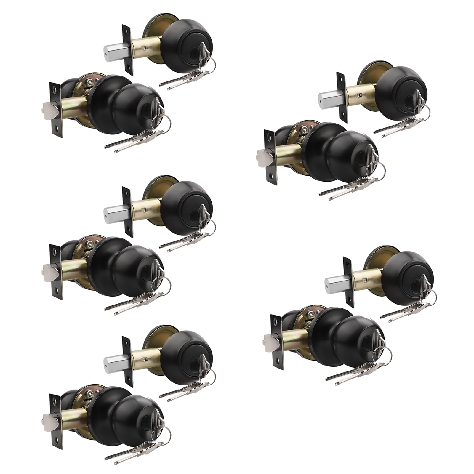 Stainless Steel Door Knobs - Keyed Alike Locks -28