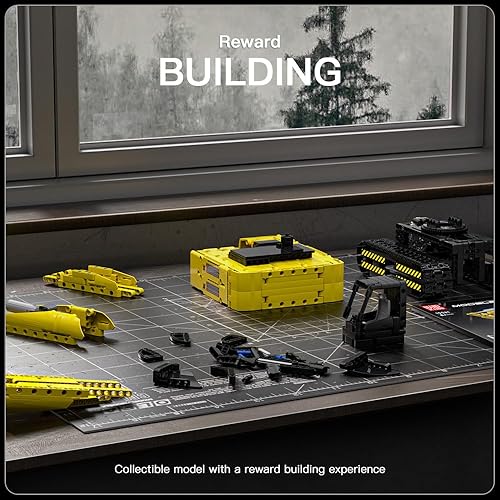 Miniatura 4 de Mould King Technic - Juego de juegos de construcción de excavadora resistente, MK App Control remoto de ingeniería, excavadora motorizada, modelo de