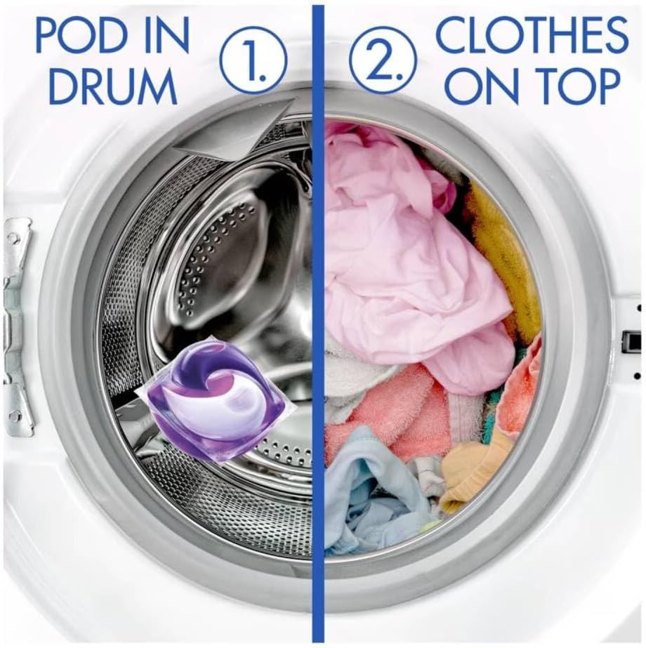 Bold All-in-1 PODS Washing Liquid Laundry Detergent Capsules, 140 Washes, 3.72 Kg Power Pack, Stain Remover For Clothes, Lavender and Camomile Scent