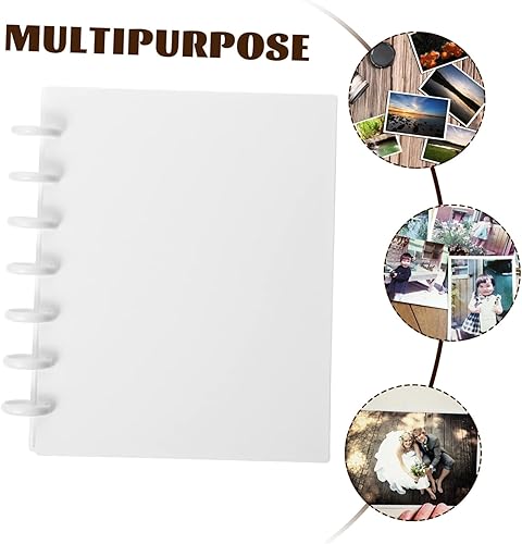 Miniatura 9 de BESPORTBLE Álbum de 3 tarjetas de fotos, mini decoración, mini marcos de fotos, página, libro de postales, álbum de bricolaje para niños, álbum de