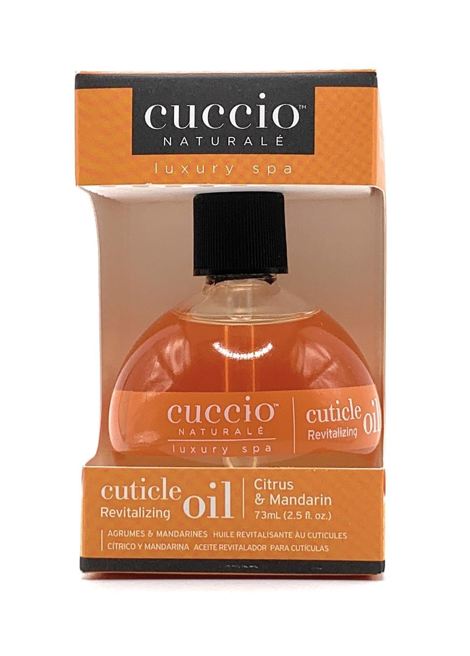 Cuccio Naturale Luxury Spa Cuticle Revitalizing Oil Citrus and Mandarin 2.3 fl.oz 68 ml