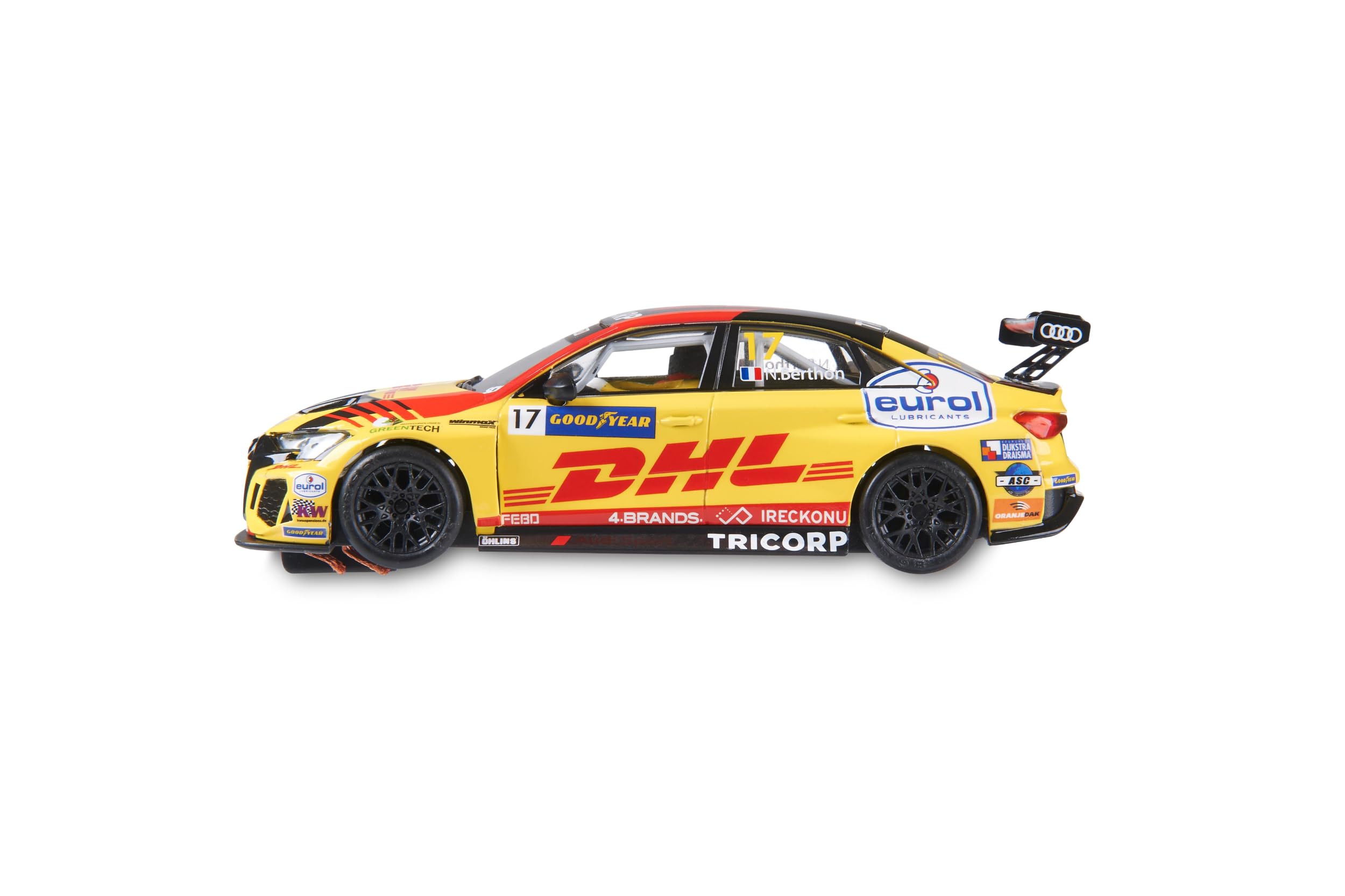 Scalextric - Coche de Carreras Advance - Coche Slot Escala 1:32 (Audi RS3 LMS TCR - DHL)