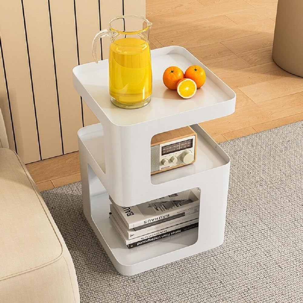 Amazon｜WXQサイドテーブル S字ラック ナイトテーブル オープンラック