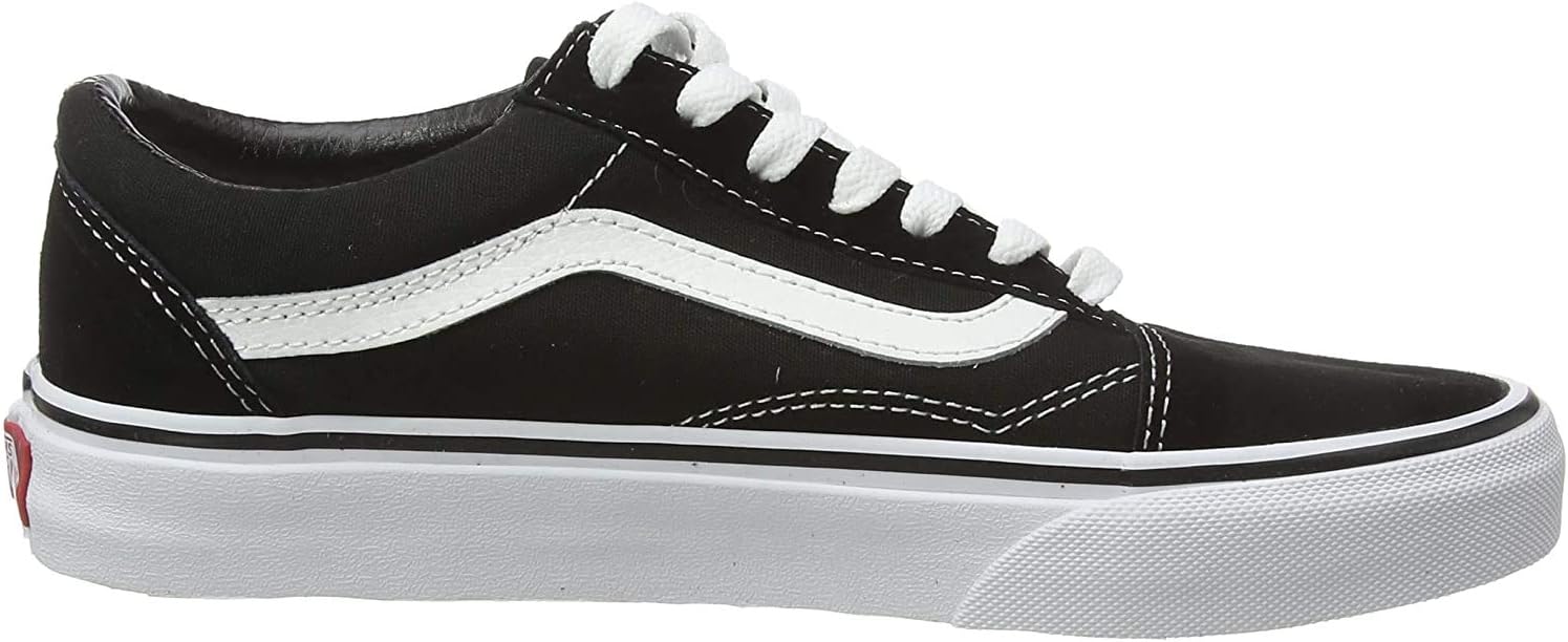 Vans Men's Old Skool Skate Shoe (5 D(M), Classic Black/White)