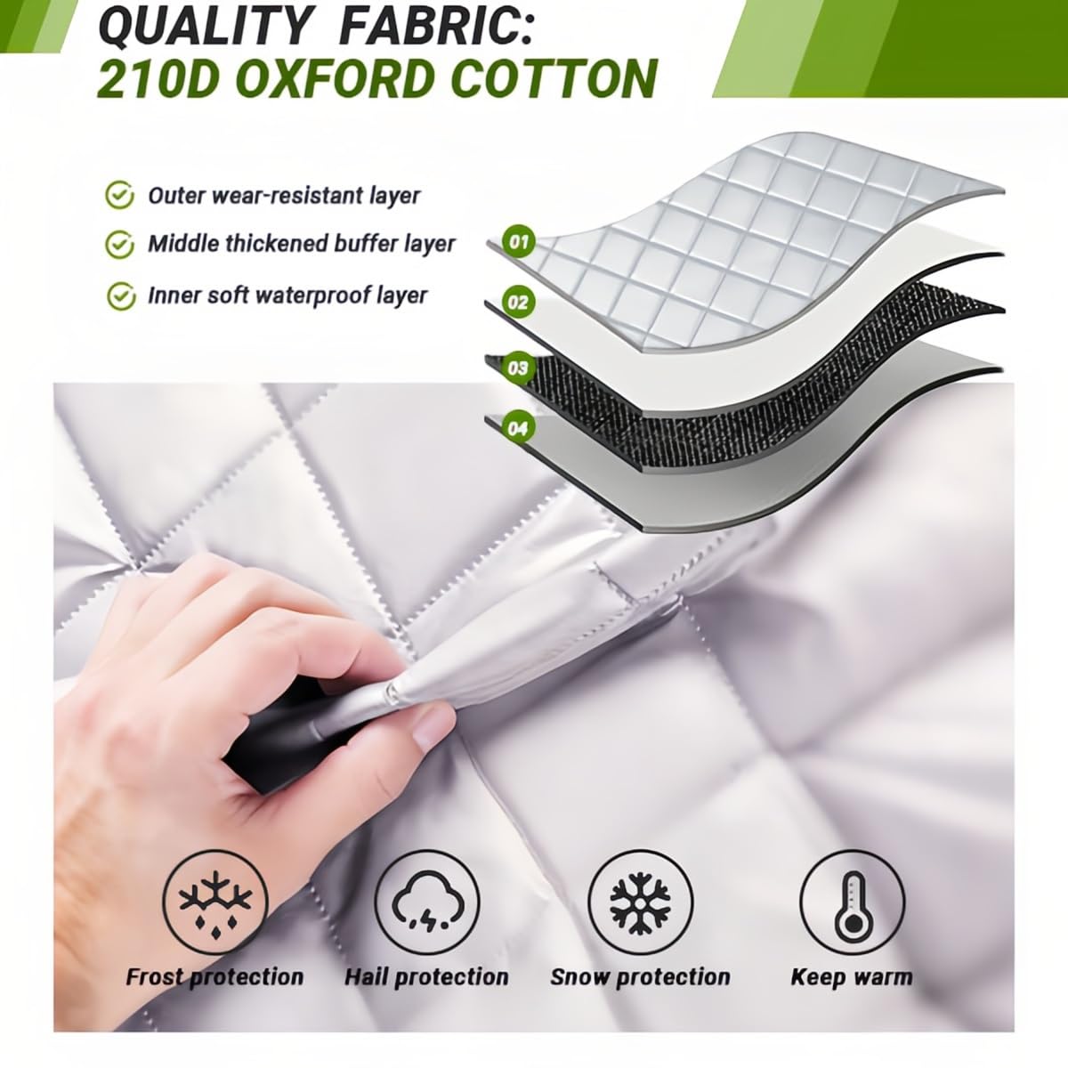Funda Moto antigranizo para Peugeot Django 125, Almohadilla de algodón Grueso Universal Impermeable Resistente al Sol con Hebilla Cortavientos Moto Fundas para Exteriores