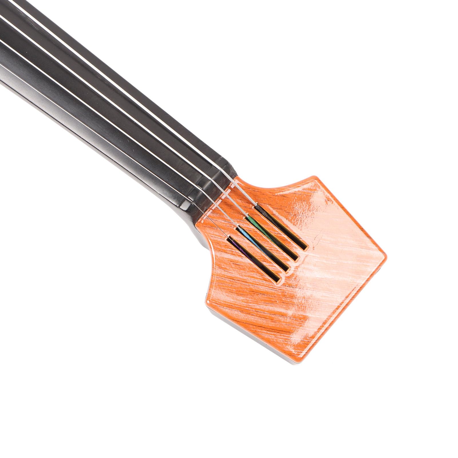 Focket Violino Elettrico, Funzione Silenziosa Qualità del Suono Regolabile Fibra di Carbonio Legno d'acero 4 4 Violino a Grandezza Naturale con Pickup Incorporato Poggiaspalla per Cuffie per