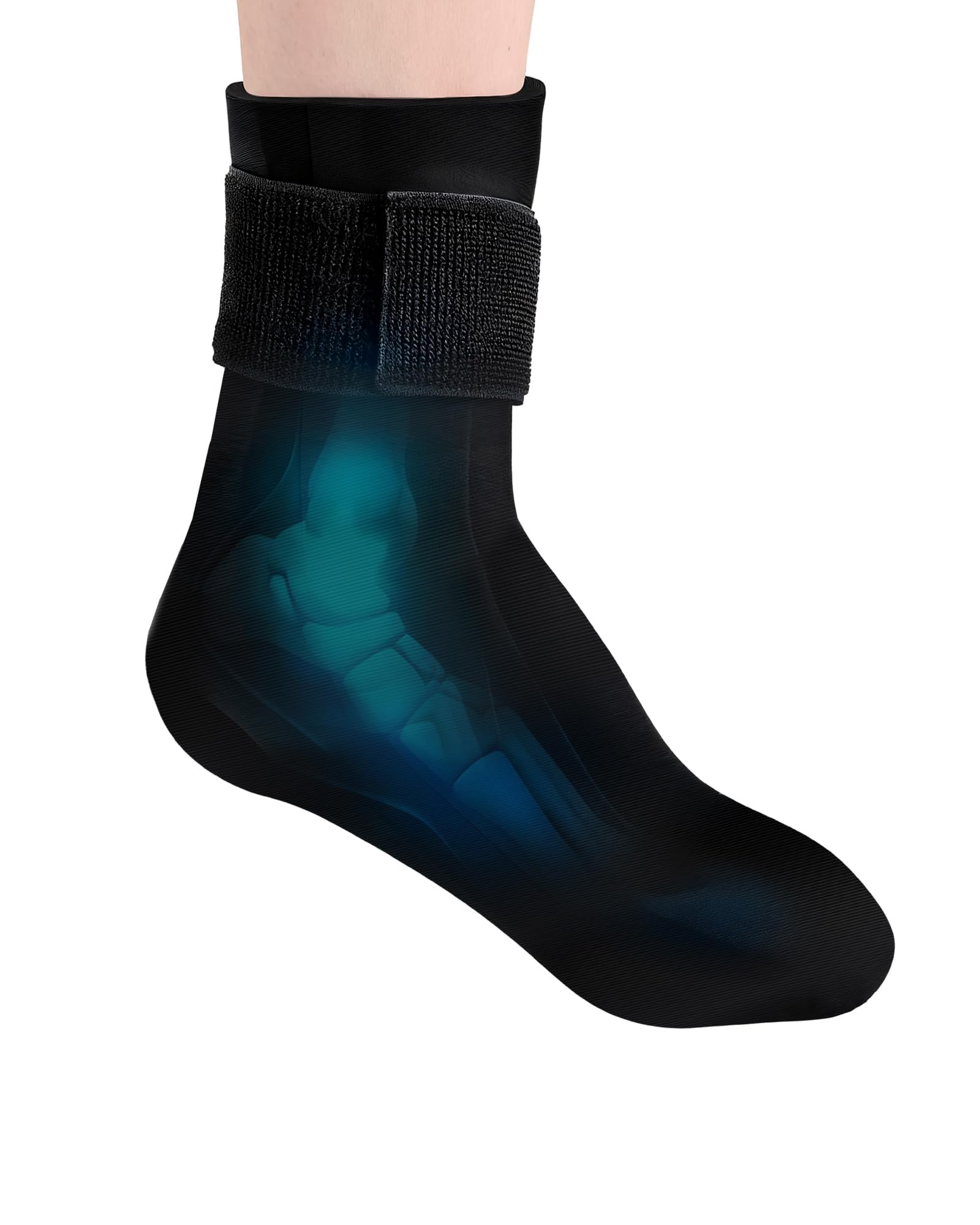 FadFun Ankle Ice Pack Wrap for Swelling,Cold/Hot Therapy Ice Socks for Feet,Reusable Gel Ice Compression Socks,for Plantar Fasciitis,Achilles Tendonitis,Sprained,Pain Relief,for Women & Men-picture-19